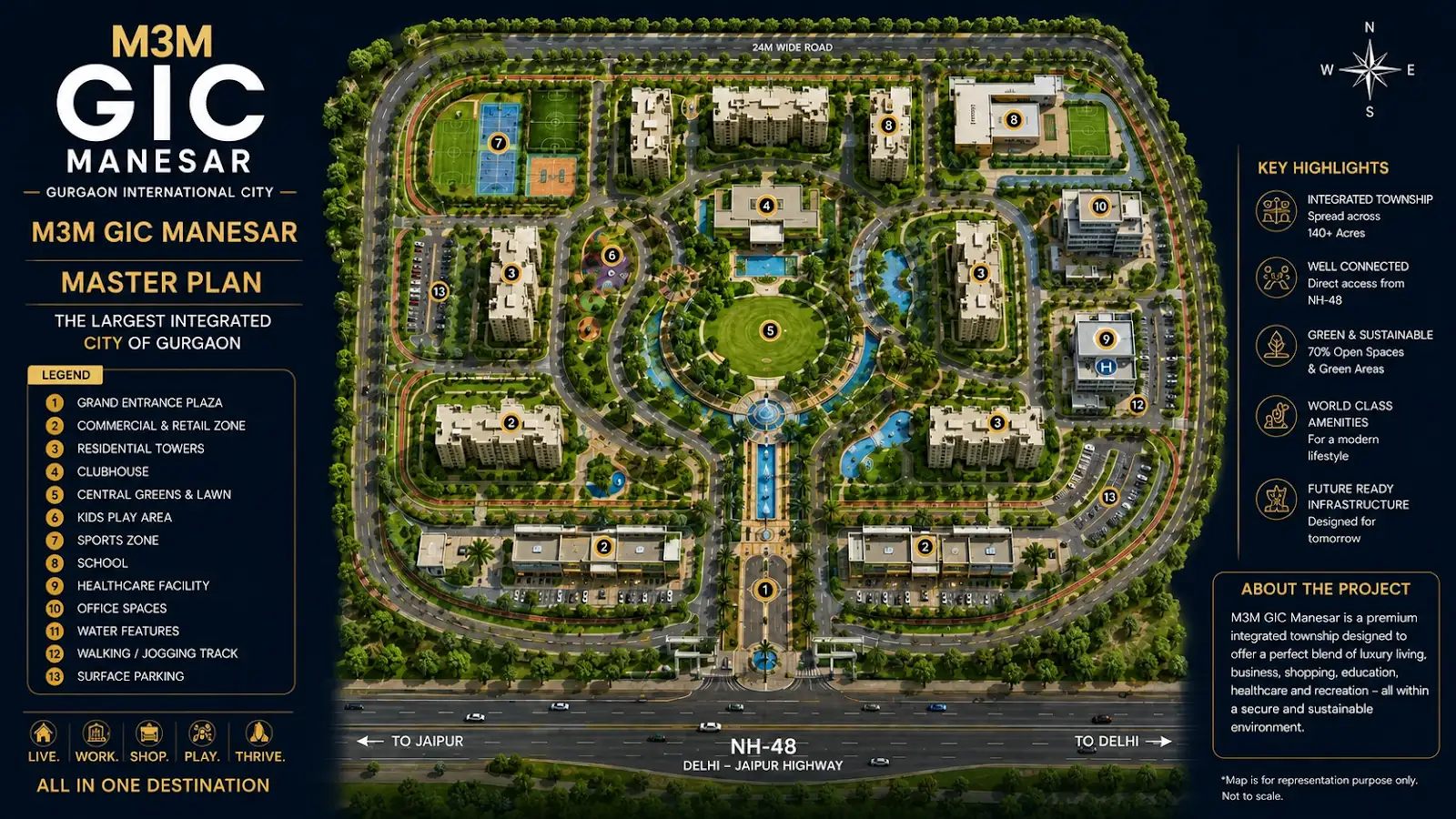 M3M GIC Manesar Master Plan