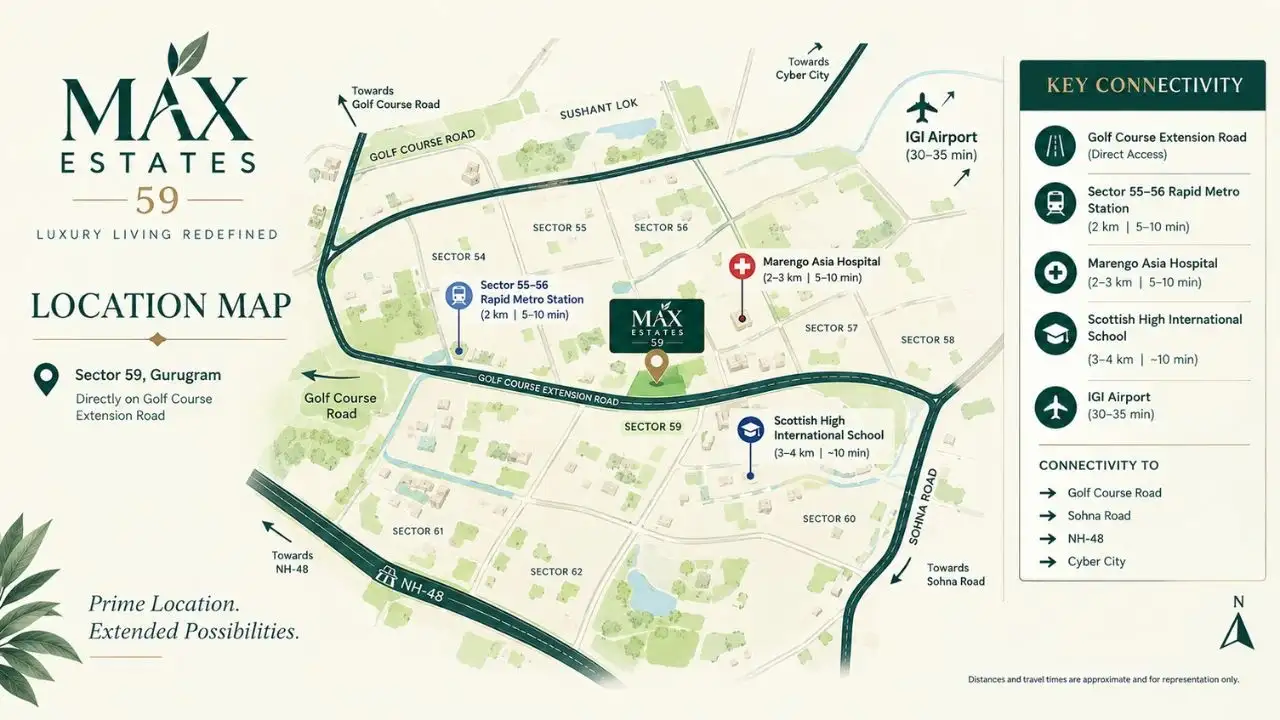 Max Estates 59 Location