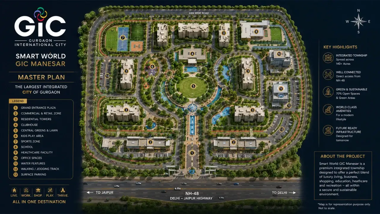 Smart World GIC Manesar Master Plan