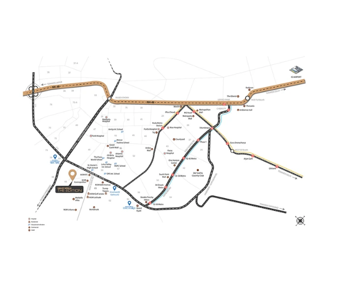 SPJ Vedatam Residences Location