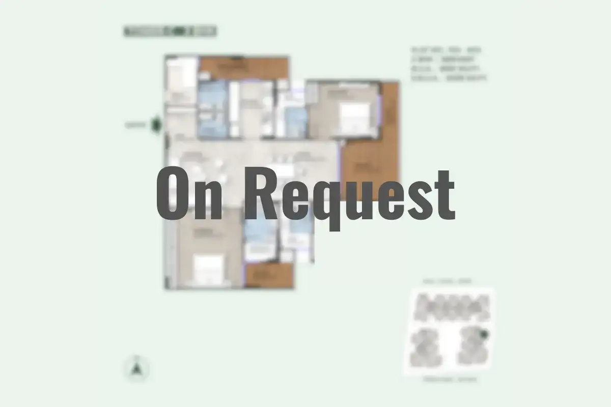 2.5 BHK Floor Plan Aura Sector 79