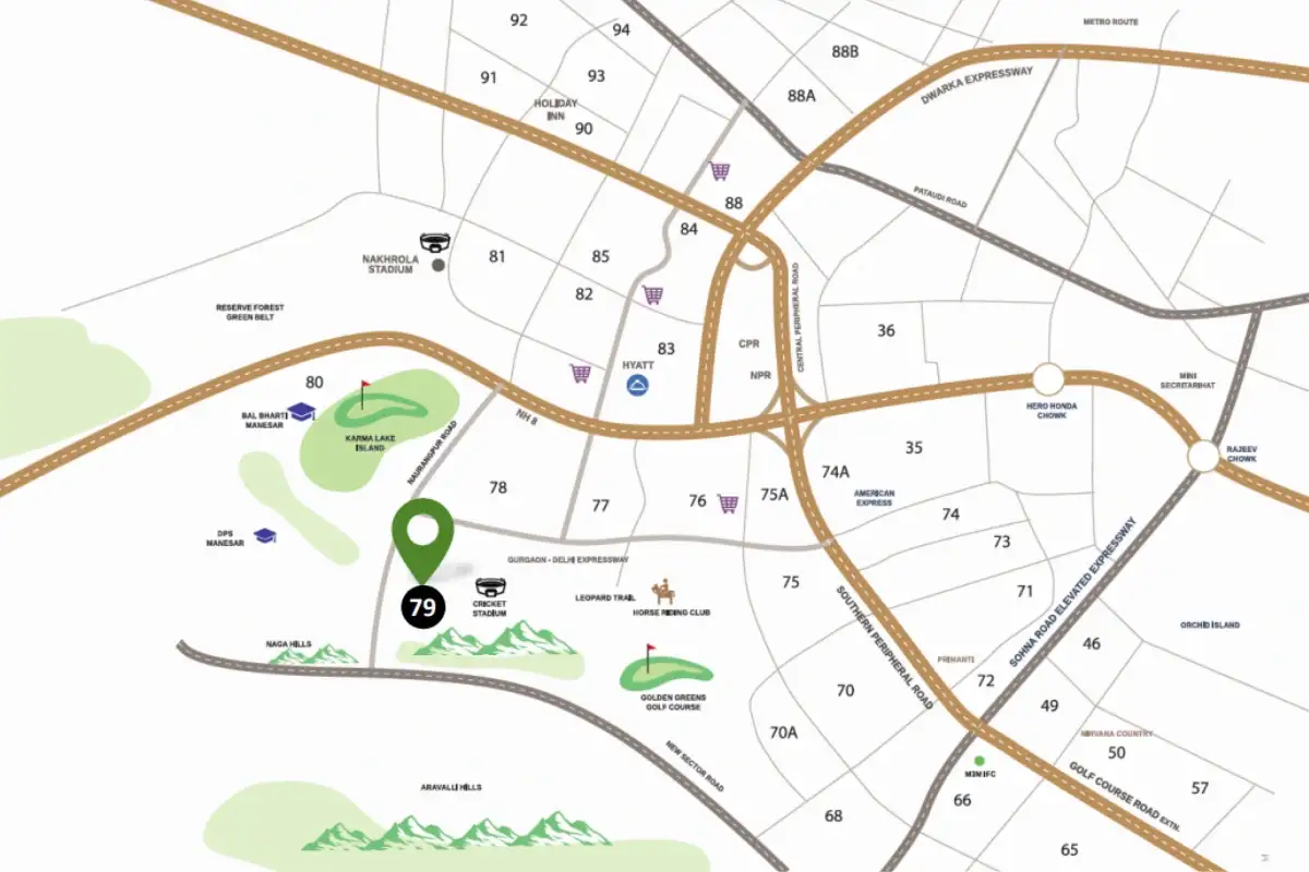 M3M Jacob & Co Gurgaon Location