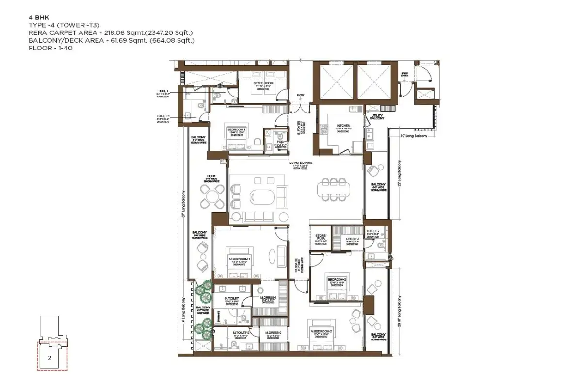 Birla Arika Floor Plan 1