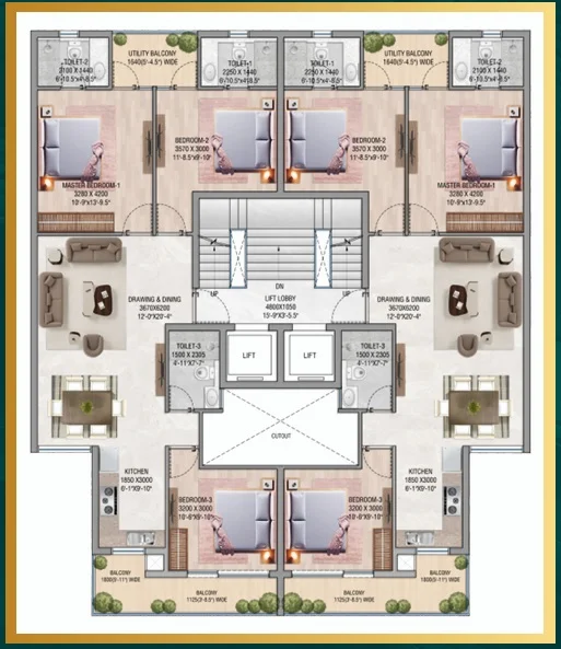 JMS The Majestic Floor Plan
