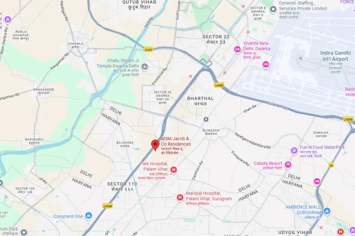 M3M Jacob & Co Gurgaon Location