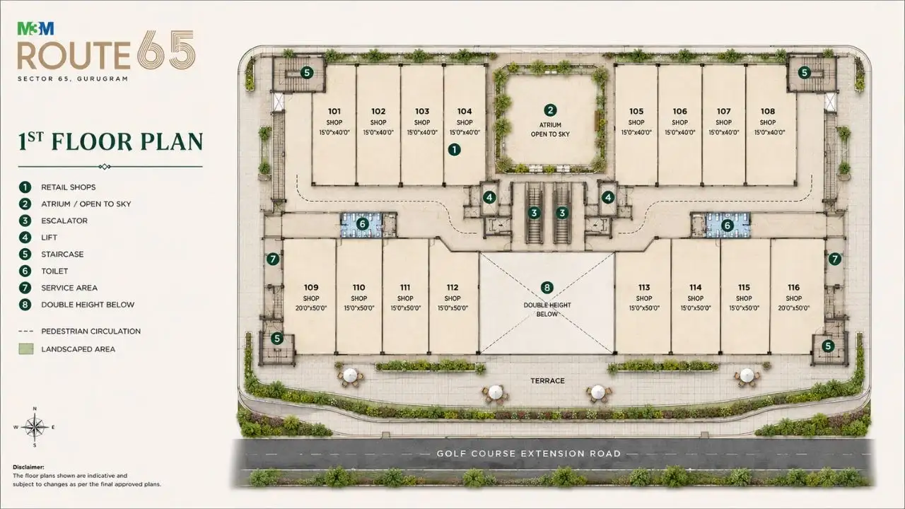 Route 65 First Floor Plan