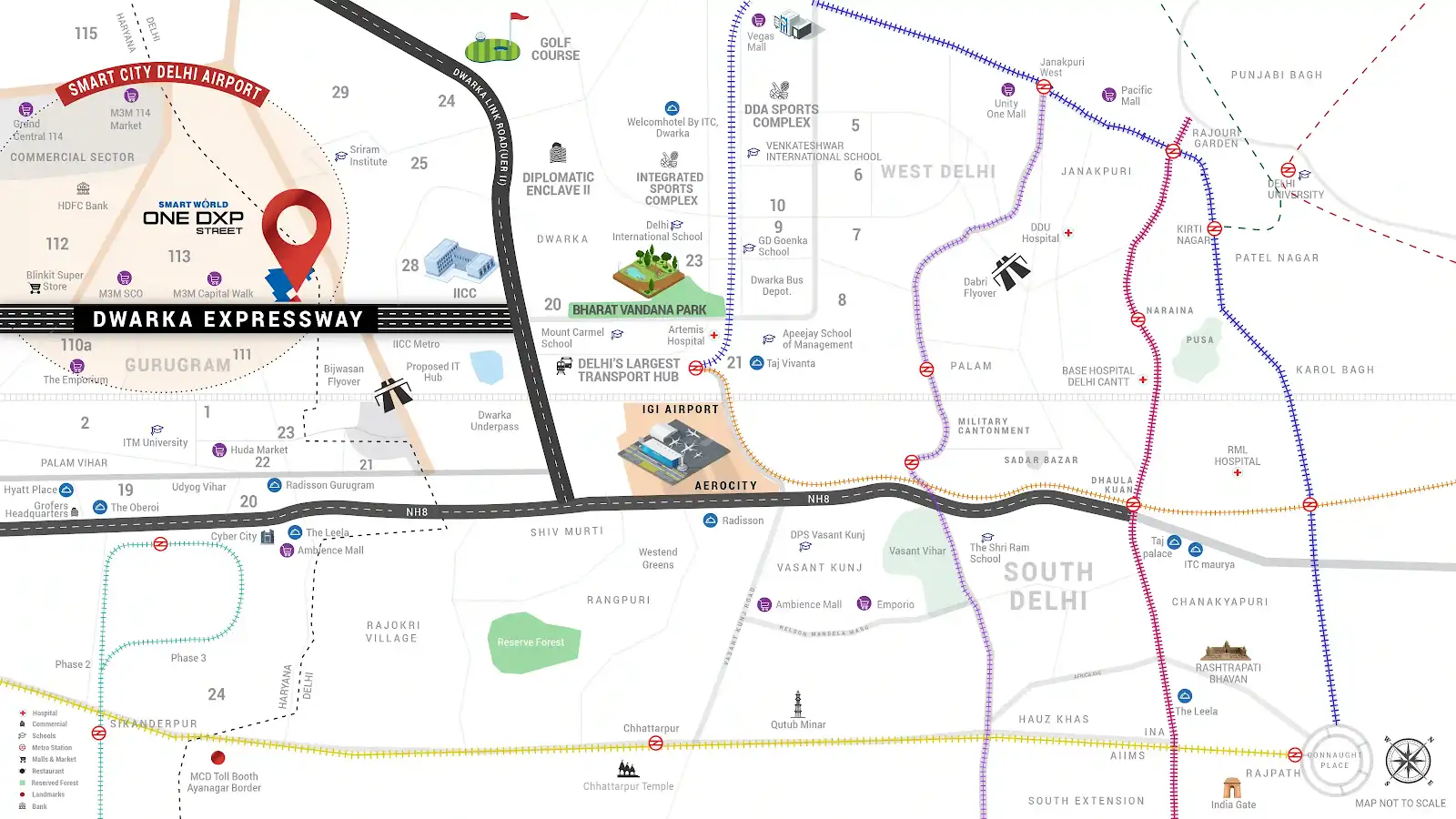 Smartworld One DXP Street Location