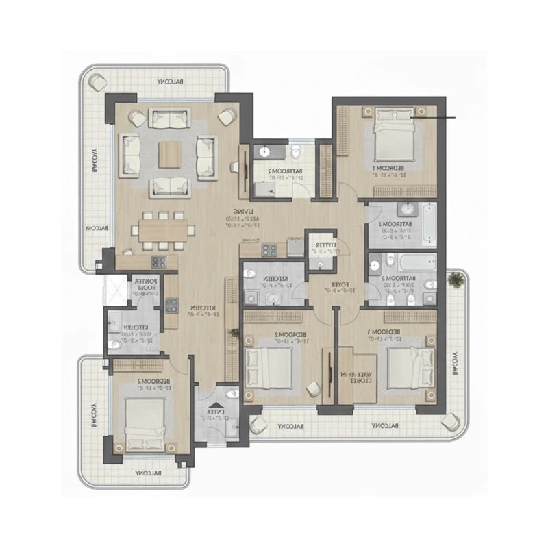 Sobha Sector 63A Floor Plan 2