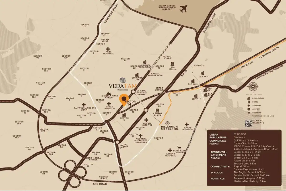 SPJ Vedatam Residences Location